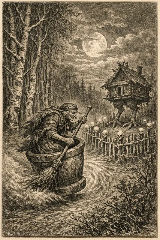 Baba Yaga — Doré Engraving