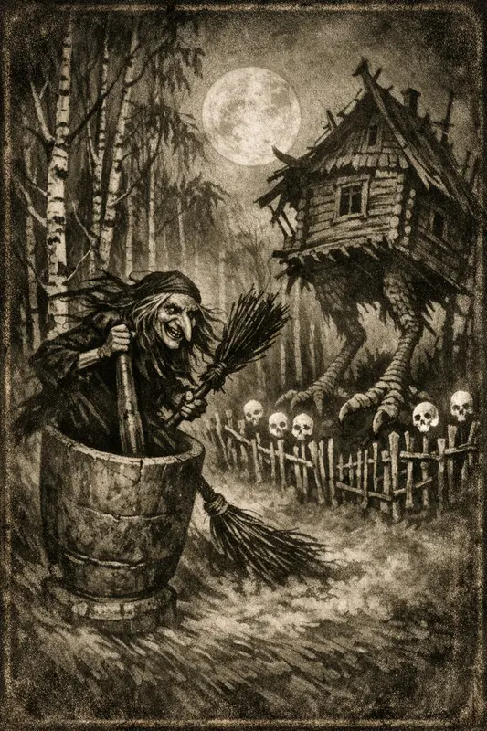 Baba Yaga — Expressionist 1922