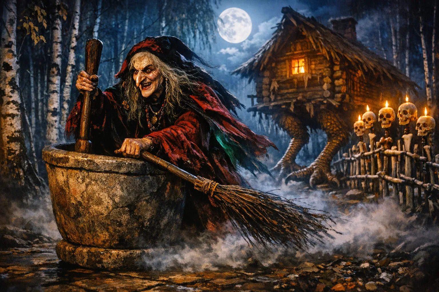 Baba Yaga — Hammer Technicolor: 1960s British gothic, lurid saturated colour