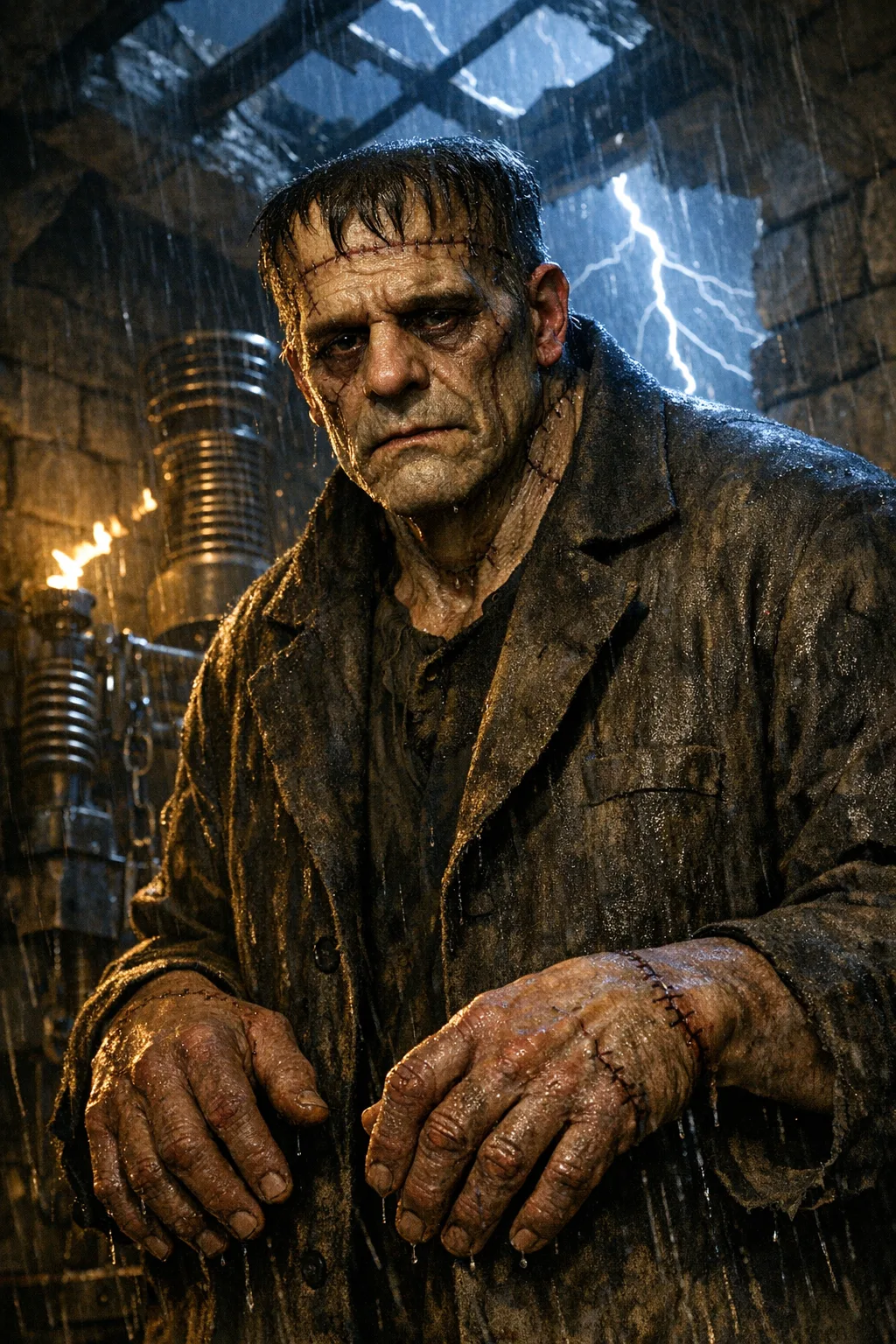 Frankenstein's Monster — Practical Creature: Photoreal practical-effects creature design