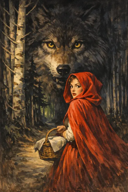 Little Red Riding Hood — Matinee Gouache