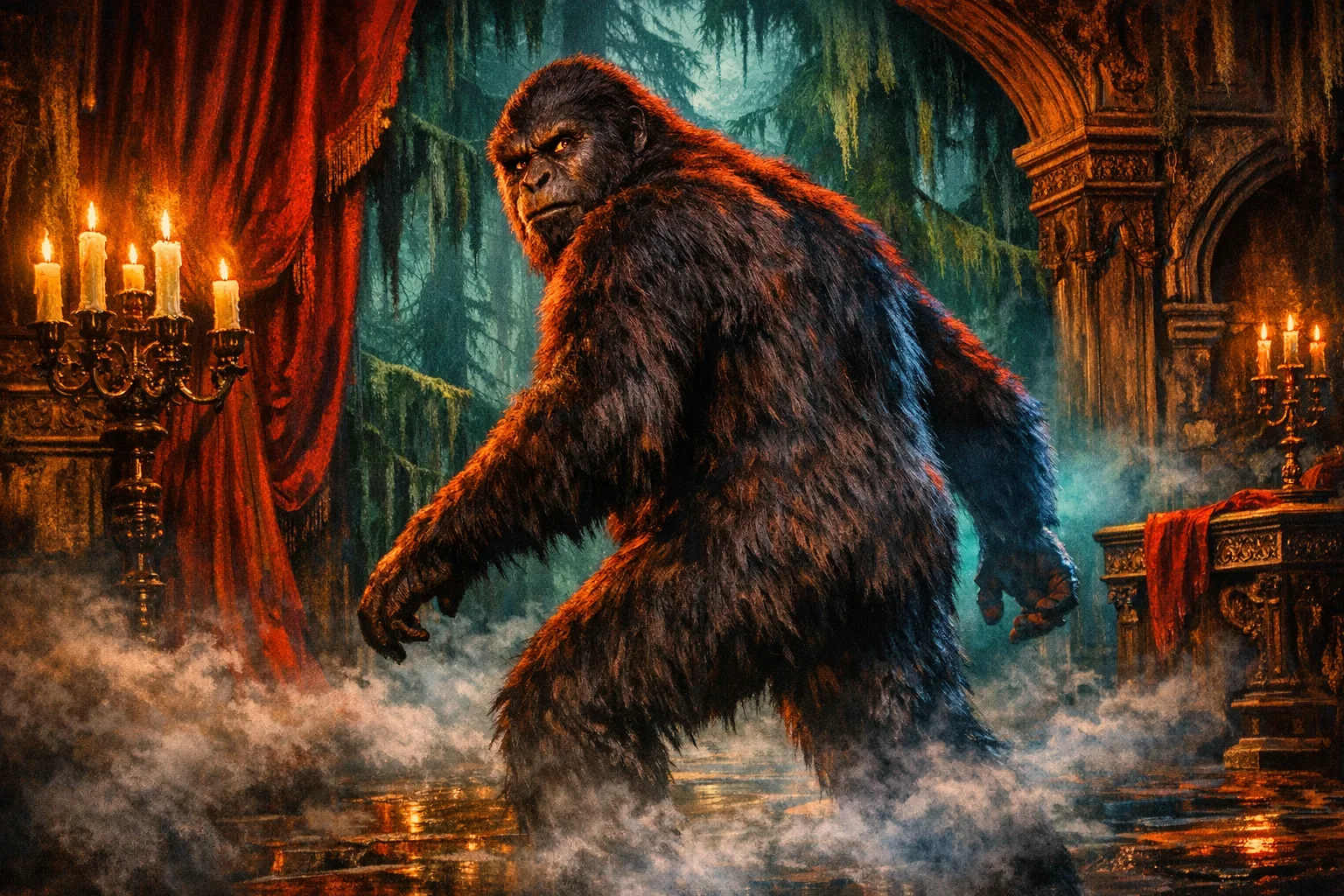 Sasquatch — Hammer Technicolor: 1960s British gothic, lurid saturated colour