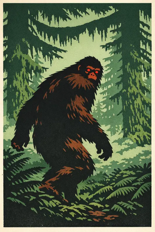 Sasquatch — Limited Screenprint
