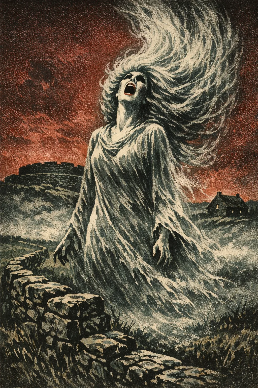 The Banshee — Universal 1931: Hand-painted studio-era lithograph poster