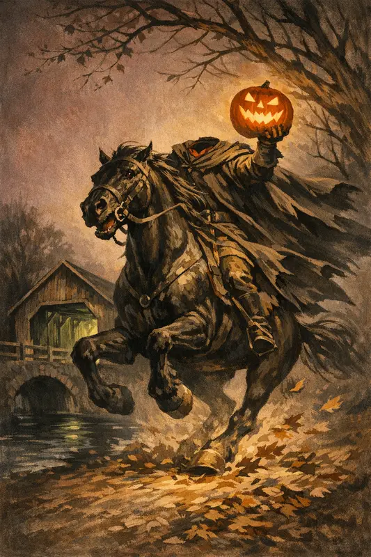 The Headless Horseman — Matinee Gouache
