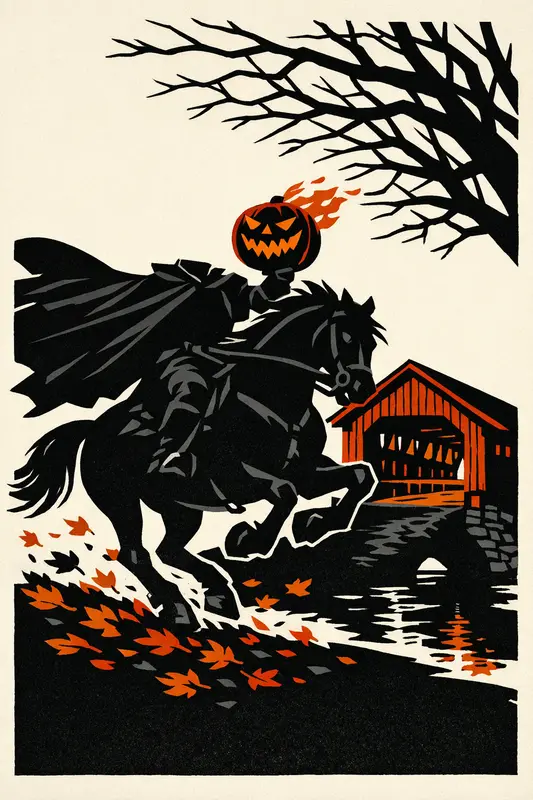 The Headless Horseman — Limited Screenprint