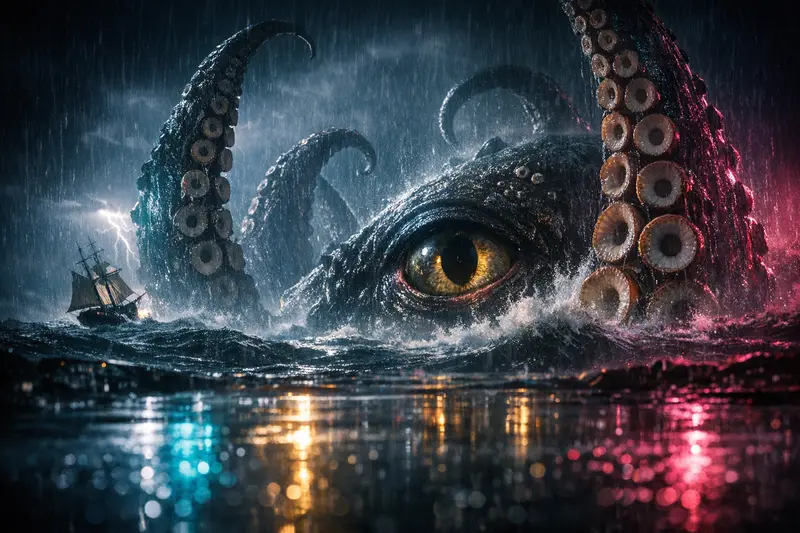 The Kraken — Neon Noir