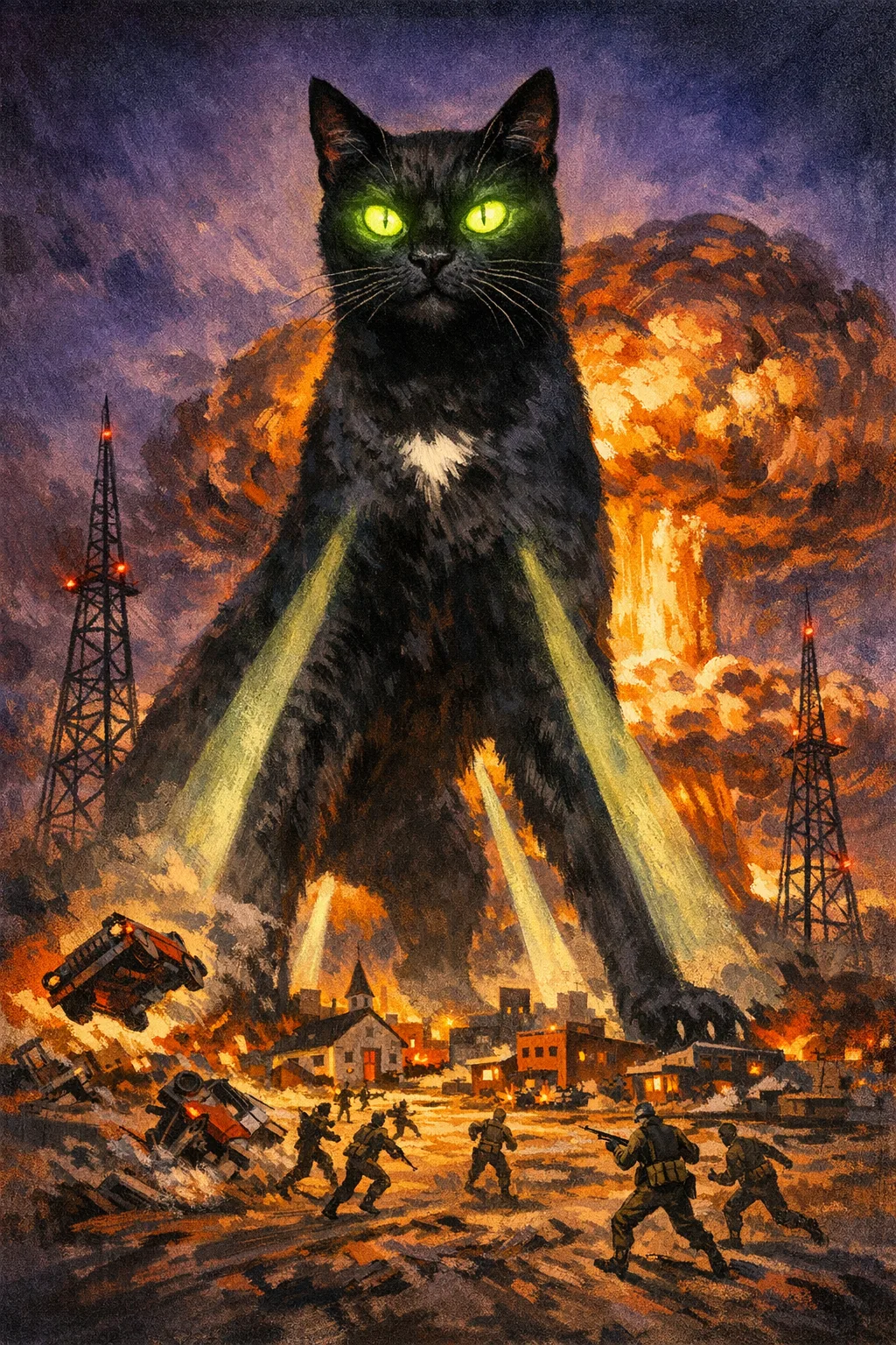 Nadia rendered as Atomic Age 1954: They are what the bomb woke up